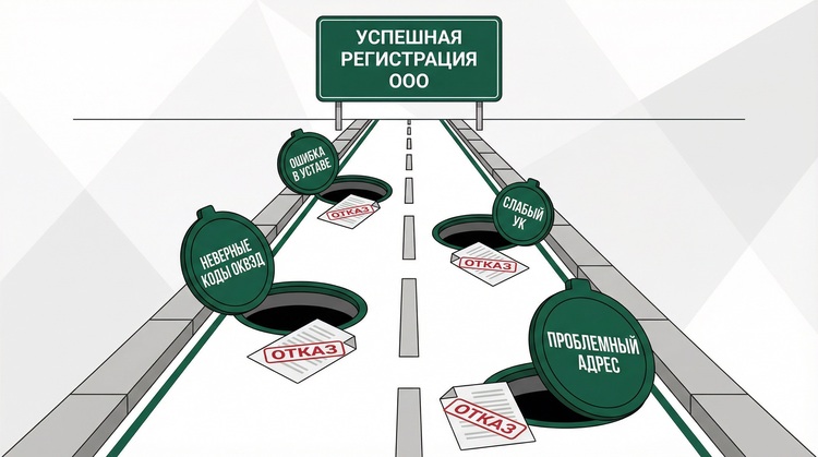 7 фатальных ошибок при регистрации ООО с одним учредителем